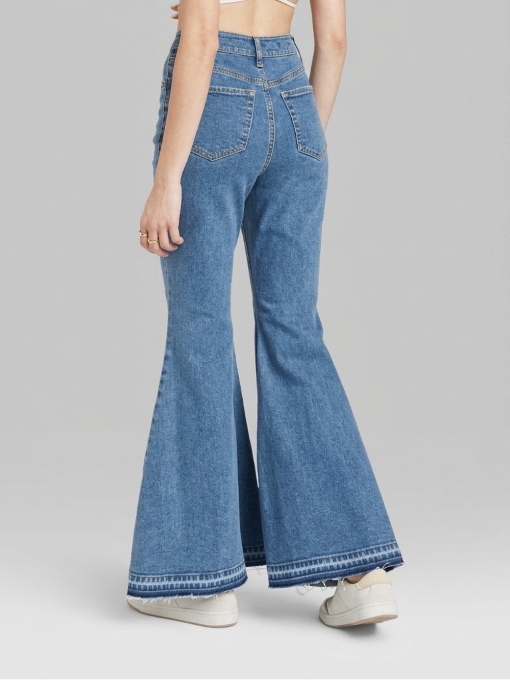 Wild Fable Highest Rise Extreme Flare Jean Size 0 Extra Flared Boho Western